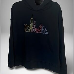 New York and company NYC skyline hoodie - size medium